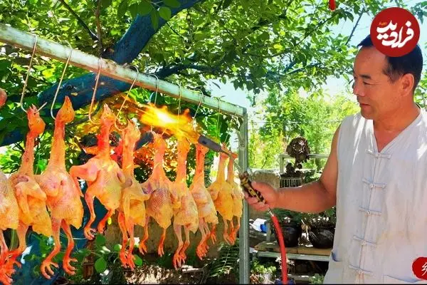 ببینید| غذای روستایی در چین؛ تهیه یه غذای سنتی با 9 کبوتر وحشی