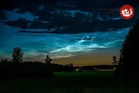 عکس روز ناسا از ابر شب‌تاب