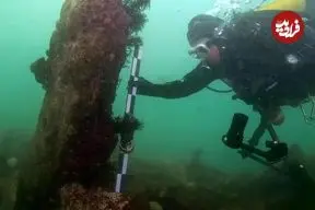 دیوار سنگی ۷۸۰۰ ساله در عمق 9 متری اقیانوس کشف شد