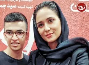 عکس| سفر زمان؛ «پریناز ایزدیار و علی نصیریان» در پشت‌صحنه سریال «شهرزاد»؛ سال 94