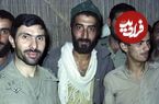 عکس؛ سفر در زمان؛ «صیاد شیرازی و محسن رضایی در حال گفتگو با جمعی از فرماندهان ارتش و سپاه در ایام جنگ»؛ دهه 60
