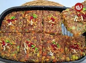 ببینید| طرز تهیه کوکو لوبیا سبز هفت پیکر تبریز