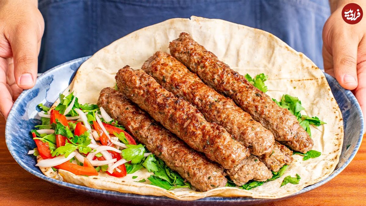 ببینید؛ طرز تهیه کباب کوبیده به روش مصری با سس ارده