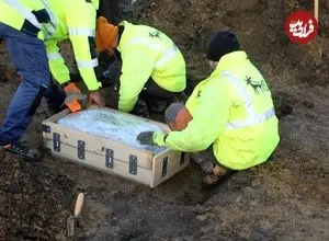 گنجینۀ 3500 ساله در جریان ساخت توربین بادی از زیر خاک بیرون آمد