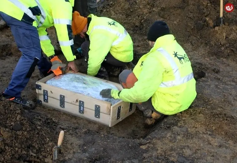 گنجینۀ 3500 ساله در جریان ساخت توربین بادی از زیر خاک بیرون آمد