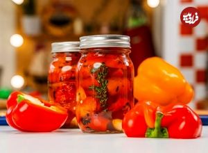 طرز تهیه ترشی فلفل دلمه؛ یک چاشنی خوشمزه و رنگارنگ