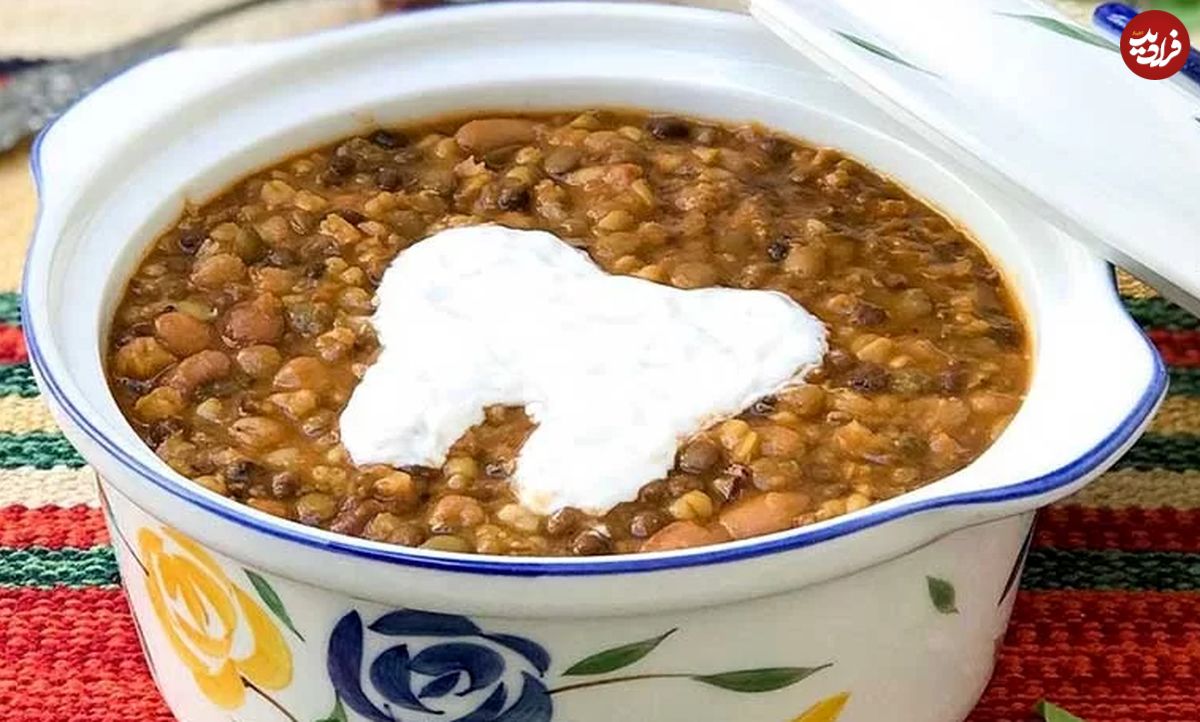 طرز تهیه آش دندونی یا دیشلیق تبریزی؛ مرحله به مرحله