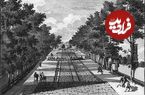 عکس؛ سفر در زمان؛ چهارباغ و پل الله‌وردی‌خان (سی‌وسه‌پل) در سال ۱۰۸۲ هجری شمسی