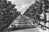 عکس؛ سفر در زمان؛ چهارباغ و پل الله‌وردی‌خان (سی‌وسه‌پل) در سال ۱۰۸۲ هجری شمسی