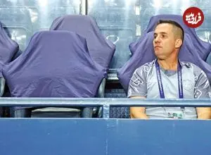 عکس؛ اوسمار با خانواده و دستیارانش در حالی اسکی کردن