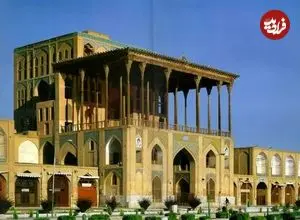 عکس| سفر به ایران قدیم؛ «کاخ عالی‌قاپو» در دوران حکومت احمد شاه