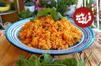 کته گوجه با نخودفرنگی؛ غذایی ساده با مواد اولیه در دسترس