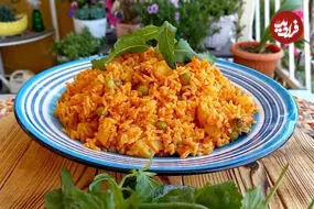 کته گوجه با نخودفرنگی؛ غذایی ساده با مواد اولیه در دسترس