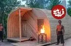 ببینید| مراحل ساخت یک ویلای خاص با چوب بامبو در جنگل های کامبوج