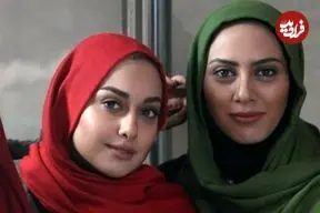 عکس| سفر زمان؛ «صدف طاهریان» با لباس دبیرستان و صورت گچی در پشت‌صحنه یک سریال