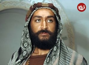 عکس؛ سفر به تاریخ؛ «سائب بن مالک» در اتاق گریم سریال «مختارنامه»