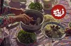 ببینید| غذای روستایی در ایران؛ پخت کباب ترش با رب آلو جنگلی 