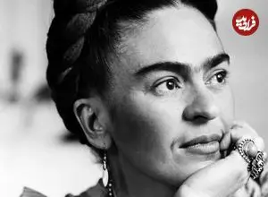 عکس| سفر در زمان؛ «فریدا کالو 24 ساله» نقاش مشهور در کنار همسرش؛ سال 1309