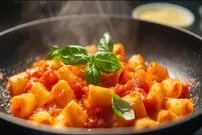 ببینید؛ طرز تهیه یک پاستا کلاسیک ایتالیایی با گوجه گیلاسی