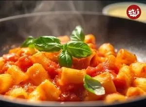 ببینید؛ طرز تهیه یک پاستا کلاسیک ایتالیایی با گوجه گیلاسی