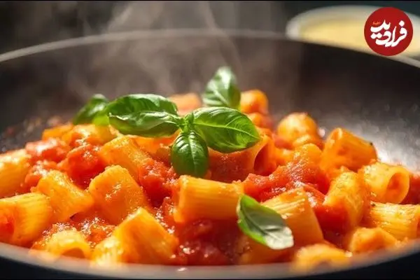 ببینید؛ طرز تهیه یک پاستا کلاسیک ایتالیایی با گوجه گیلاسی