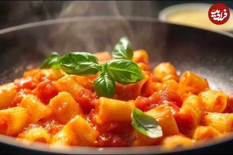 ببینید؛ طرز تهیه یک پاستا کلاسیک ایتالیایی با گوجه گیلاسی