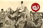 عکس| سفر زمان؛ تصویری از مراسم «شتر قربانی» در میدان توپخانه در اواخر دوران قاجار
