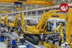 ببینید| فرآیند تماشایی طراحی، تولید و مونتاژ بیل مکانیکی های مشهور در آمریکا