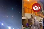 ببینید؛ شادی بیشتر در مراسم عروسی لبنانی‌ها همزمان با عبور موشک‌های ایرانی
