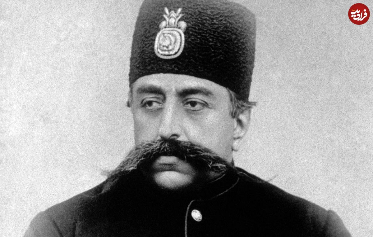 عکس؛ سفر در زمان؛ «مظفرالدین شاه» در حال غذا خوردن در جاجرود؛ سال 1284