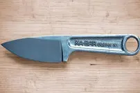 (ویدئو) نحوه ساخت چاقو با آچار فرانسه قدیمی شکسته
