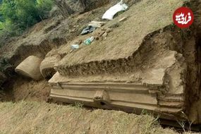 «قصر» 250 ساله بعد از «زلزله» از زیر خاک بیرون آمد