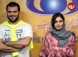 عکس| سفر زمان؛ «جواد و مرضیه» در یک جشن کوچک در پشت‌صحنه «بچه‌مهندس»