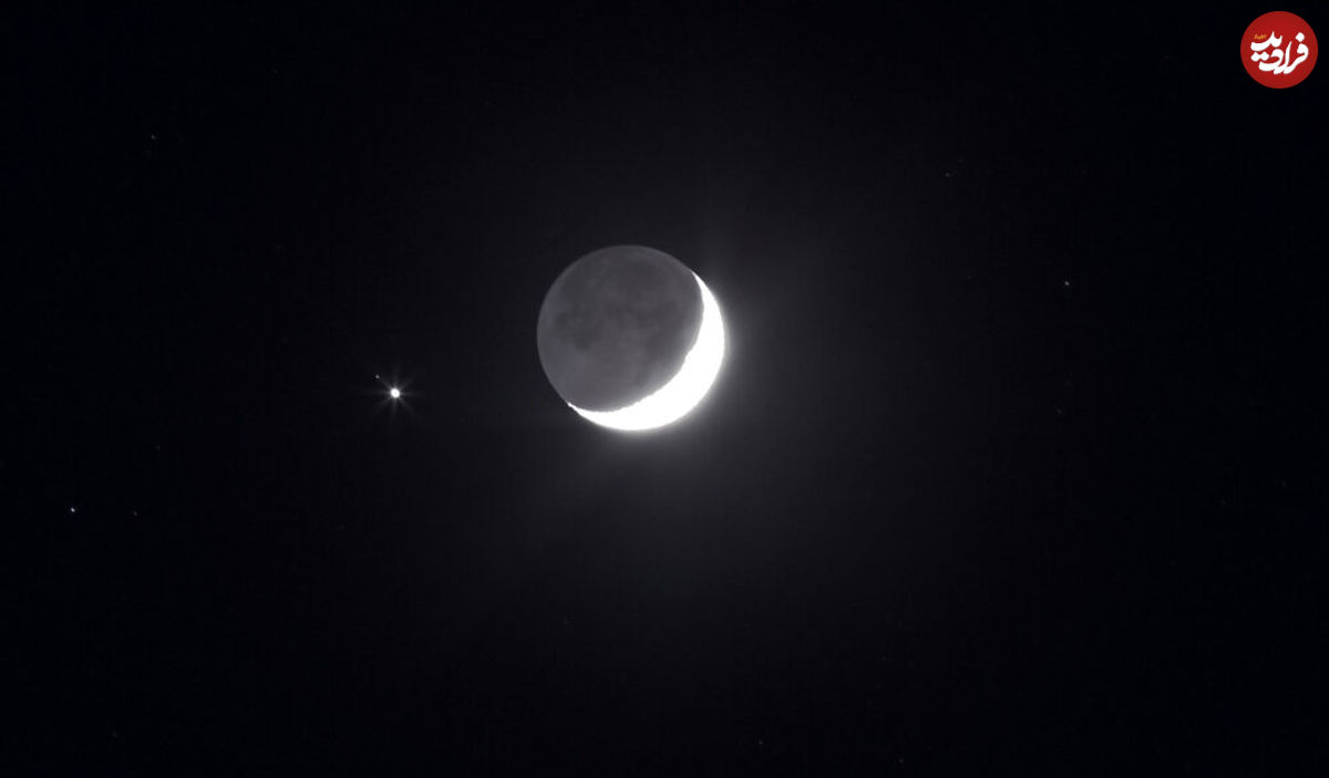 تصویر روز ناسا؛ دیدار ماه با مشتری!