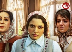 عکس؛ استفاده از یک روسری ثابت در سه سریال «تاسیان»، «سووشون» و «بامداد خمار»؛ نمادی برای تمام ادوار تاریخ