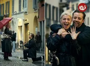 تصاویر| دو رقیب اسکیت نمایشی المپیک زمستانی ۲۰۲۶ در روز ولنتاین در ایتالیا نامزد کردند