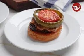خوراک لذیذ و رنگین گوشت و بادمجان با طعمی فراموش نشدنی