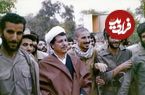 عکس؛ سفر در زمان؛ «هاشمی رفسنجانی» با لباس ارتش در جبهه؛ دهه 60