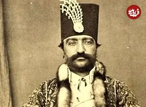 عکس| سفر به تاریخ؛ تصویری رنگی شده از ناصرالدین شاه بعد شکار گراز در جاجرود؛ سال 1271