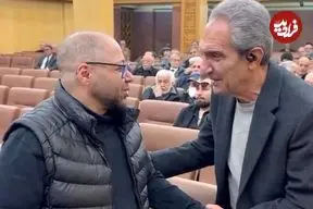 ببینید؛ بوسه خشایار راد به پیشانی مازیار لرستانی