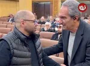 ببینید؛ بوسه خشایار راد به پیشانی مازیار لرستانی