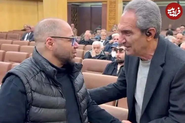 ببینید؛ بوسه خشایار راد به پیشانی مازیار لرستانی