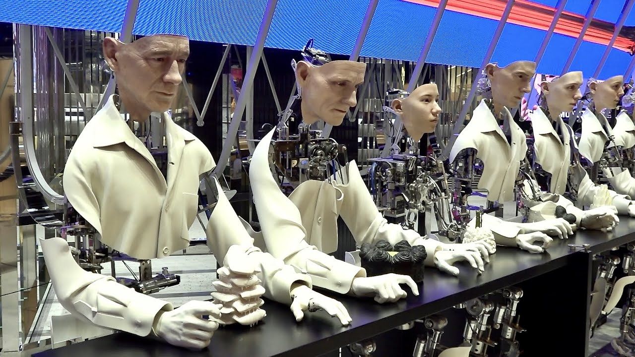 (ویدئو) فرآیند تولید انبوه ربات های انسانی با چاپگرهای سه بعدی فوق پیشرفته