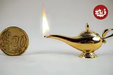 ببینید| مراحل ساخت یک چراغ جادوی علاءالدین مینیاتوری در خانه