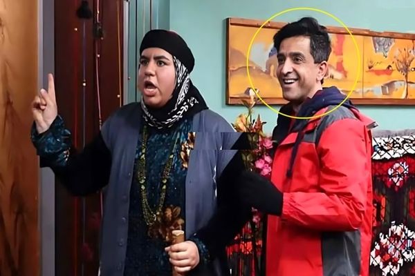 (تصاویر) مجید یاسر بازیگر سریال نون خ با همسرش