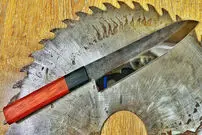 (ویدئو) نگاهی به مراحل ساخت چاقوی ژاپنی گیوتو با استفاده از تیغه اره 