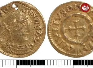 کشف سکۀ طلای هزارساله که یک وایکینگ آن را به گردن می‌انداخته است