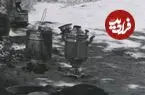 عکس| سفر زمان؛ زن‌ها و بچه‌ها با سماور در کنار مسجد تاریخی؛ بیش از 100 سال قبل
