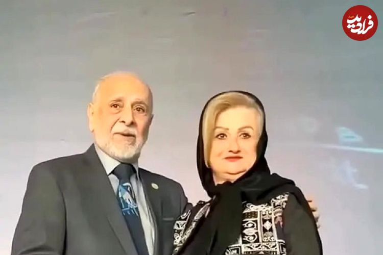 ببینید؛ پدر مادر سپند و کمند امیرسلیمانی برای اولین بار مقابل دوربین