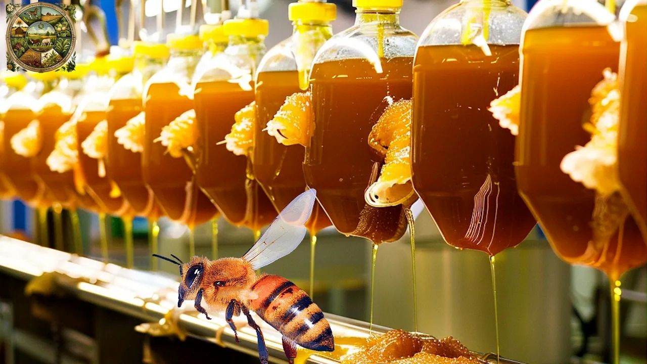 (ویدئو) فرآیند برداشت ژل رویال لوکس زنبور عسل؛ خوراک 20 میلیونی ملکه زنبورها!